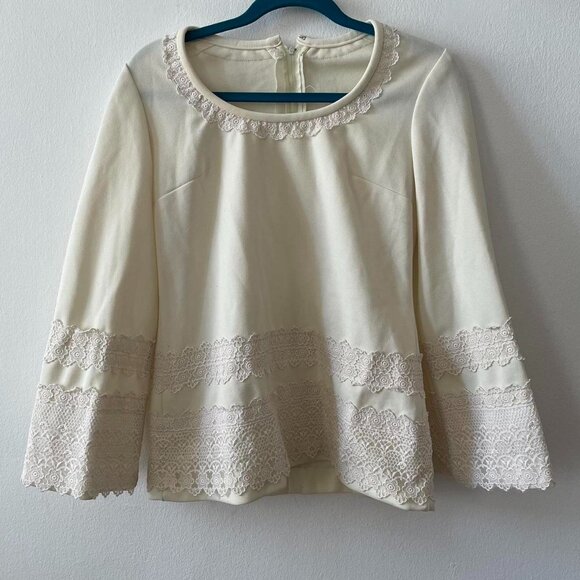 Vintage bell sleeve blouse - Picture 1 of 4